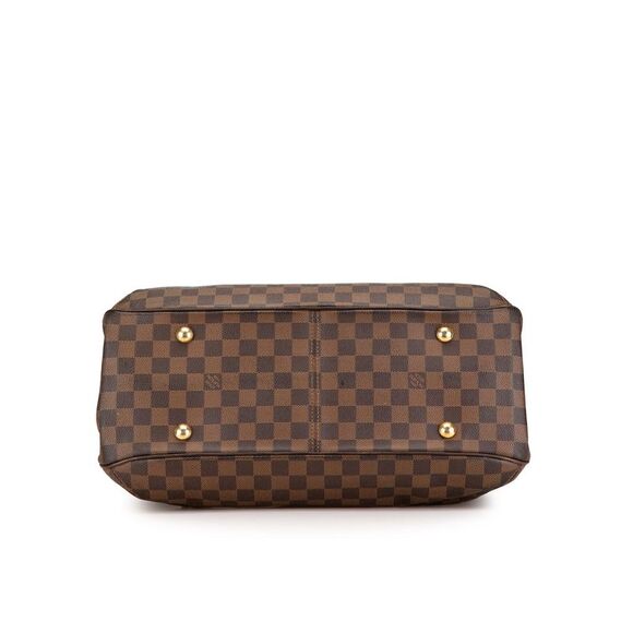 Pre Loved louis vuitton Damier Ebene Griet Women Brown Tote Bags - Picture 3 of 8